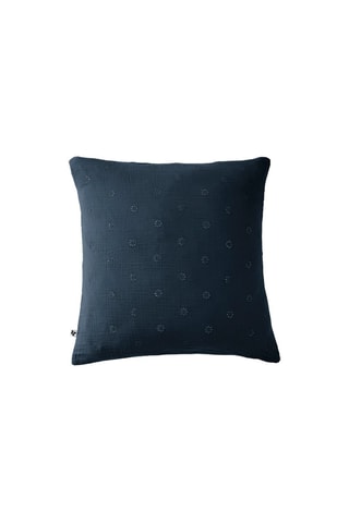 Funda de almohada Gaïa Boho - Medianoche