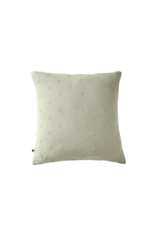Funda de almohada Gaïa Boho - Verde agua