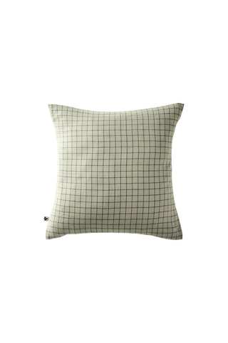 Funda de almohada Gaïa Mix - Verde agua