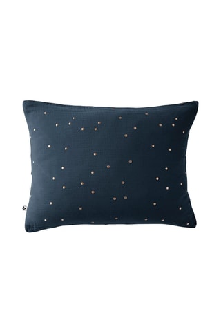 Funda de almohada Gaïa Chic - Medianoche