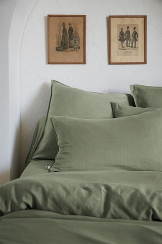 Copripiumino Lysandre - Verde oliva - 240 x 220 cm
