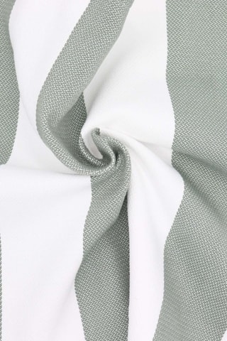 Copricuscino Noa - Bianco e verde salvia - 40 x 60 cm
