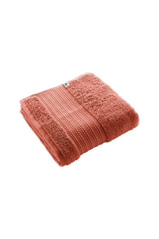 Asciugamano in cotone Garance - Terracotta - 50 x 90 cm