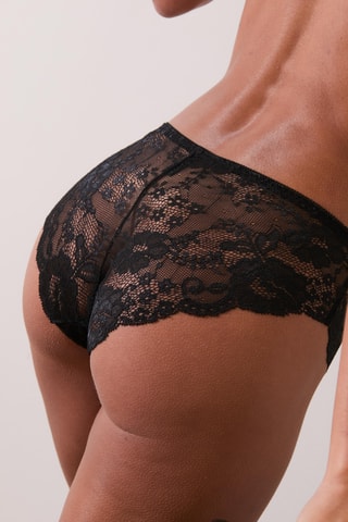 Slip Sisi - Nero - Mademoiselle Secrète by Audace