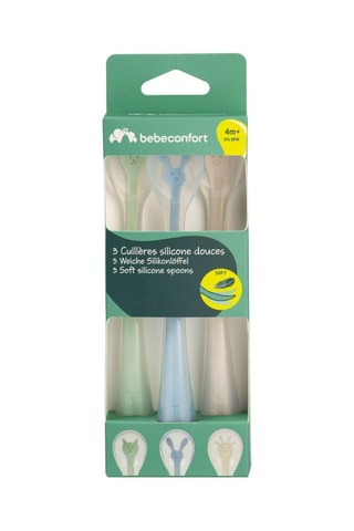 3 Silicone Lepels - vanaf 4 maanden