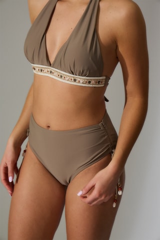 Bikini Hoge Taille - Beige