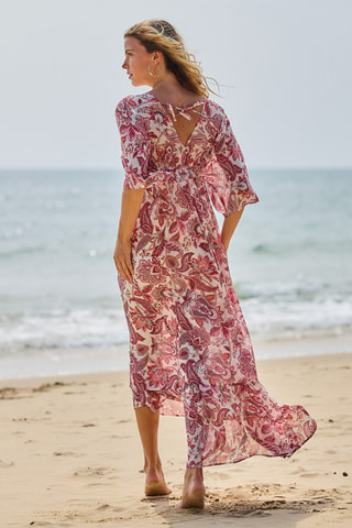 Strandjurk - Rood en Beige