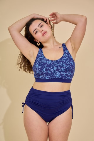 Bikini Hoge Taille - Blauw