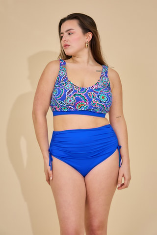 Bikini Hoge Taille - Koningsblauw