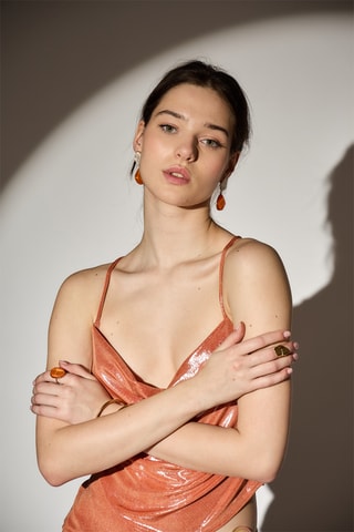 Crop Top - Oranje