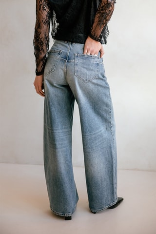 Jean wide legs - Bleu
