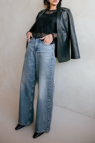 Jean wide legs - Bleu