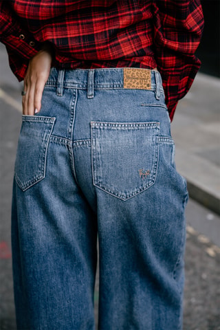 Jean wide legs - Bleu