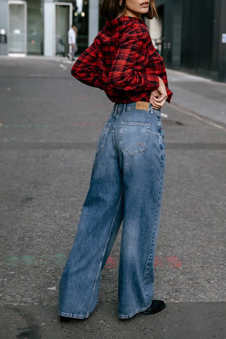 Jean wide legs - Bleu