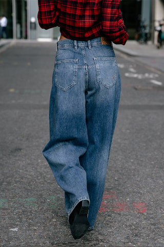 Jean wide legs - Bleu