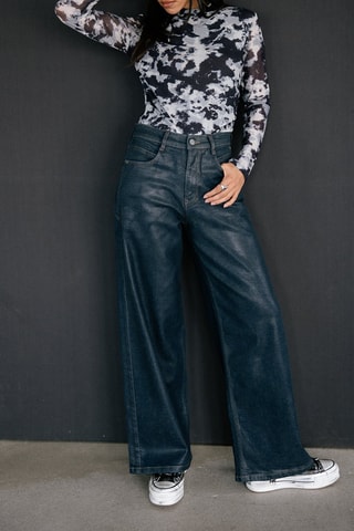 Jean wide legs - Bleu