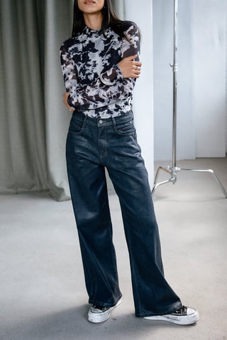 Jean wide legs - Bleu