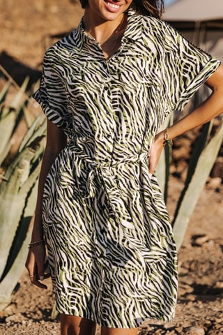 Robe Raffia Tigerly - Vert