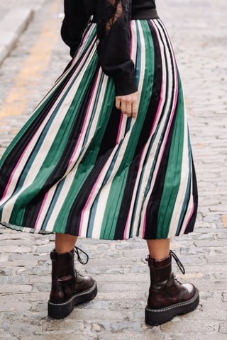 Jupe Josepha Stripes - Vert