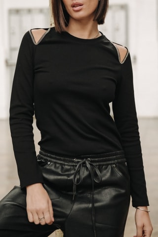 T-shirt Tiphania - Noir