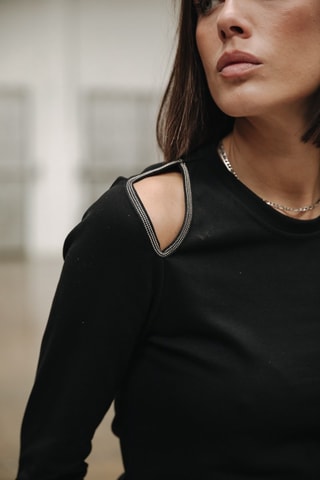 T-shirt Tiphania - Noir