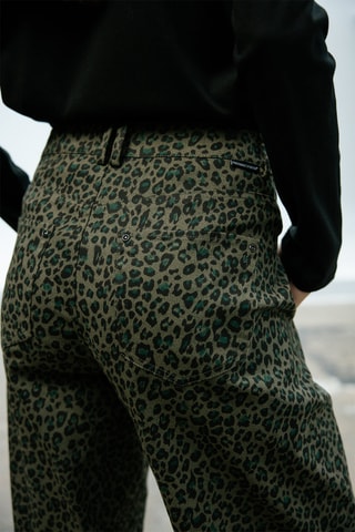Jean barrel 7/8 taille haute Rosalia - Noir