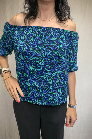 Top - Bleu
