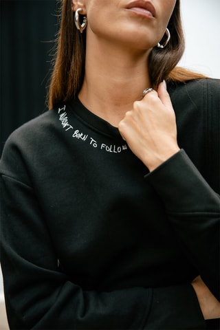 Robe sweat Ronette - Noir