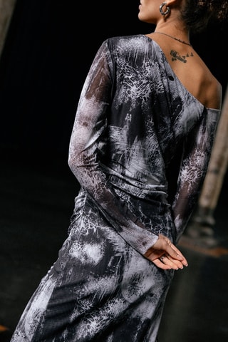 Robe longue Rozima - Noir