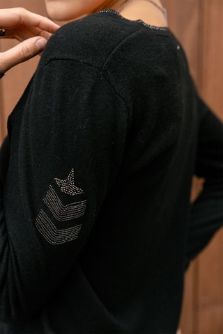 Pull en laine et cachemire Preem - Noir