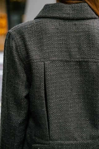 Veste en tweed Zolena - Vert