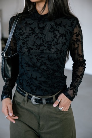 Top tie and dye Thylane - Noir