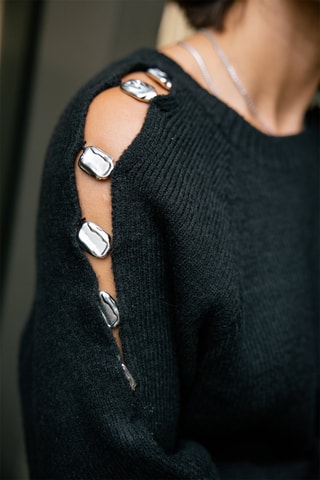 Pull Perline - Noir
