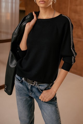 Pull Polka - Noir