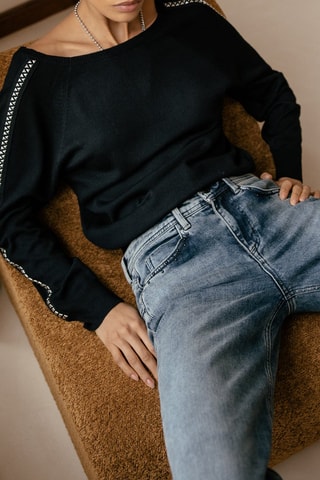Pull Polka - Noir