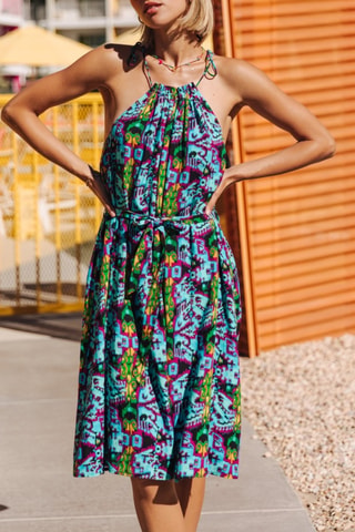 Robe Raffine Soweto - Bleu