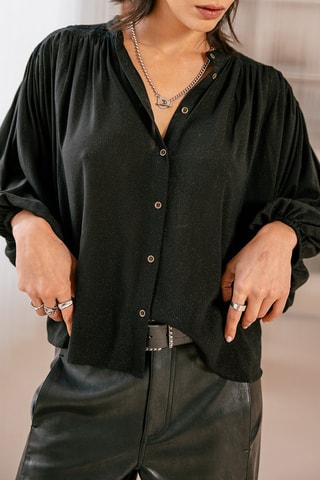 Chemisier oversize Belly Magic Sky - Noir