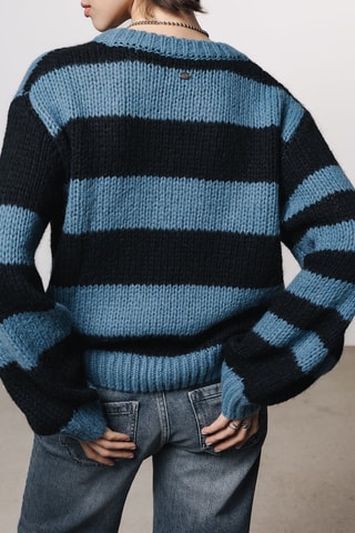 Pull en laine et mohair Panko - Noir