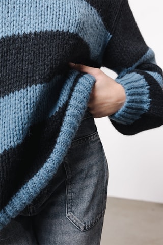 Pull en laine et mohair Panko - Noir