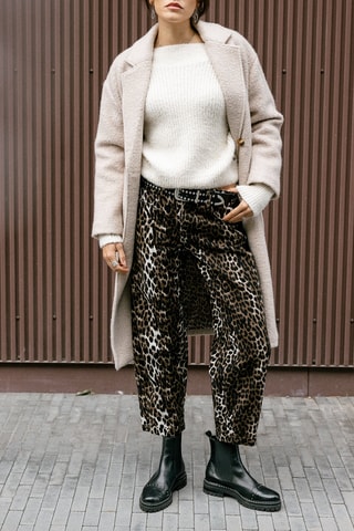 Jean boyfriend 7/8 Maeva - Noir