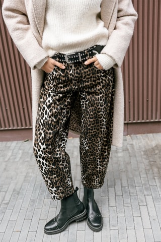 Jean boyfriend 7/8 Maeva - Noir