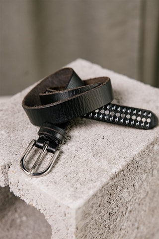 Ceinture en cuir Astrig - Noir