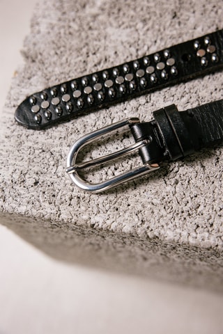 Ceinture en cuir Astrig - Noir