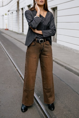 Vaquero wide leg - Azul