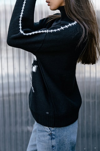 Pull en laine et alpaga Pears - Noir