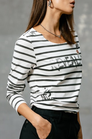 T-shirt ample Twiggy - Blanc