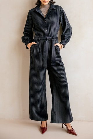 Combinaison en velours Clorane Norwich - Noir