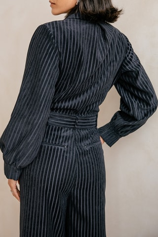 Combinaison en velours Clorane Norwich - Noir