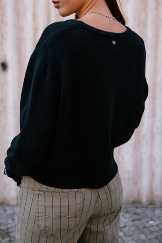 Pull en laine et cachemire Parel - Noir