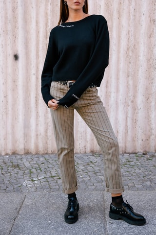 Pull en laine et cachemire Parel - Noir
